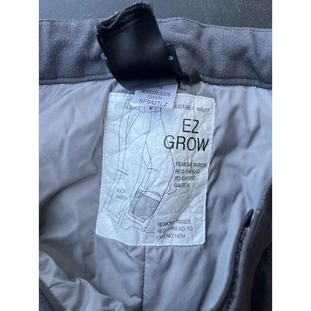 The North Face Snow Pants Girls Large 14/16 Black DryVent EZ Grow Insulated Ski